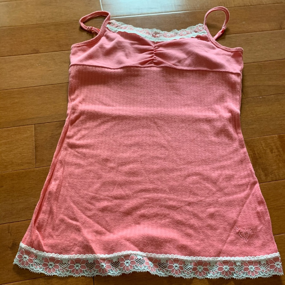 Justice‎ Girls Camisole Pink Large Lacy